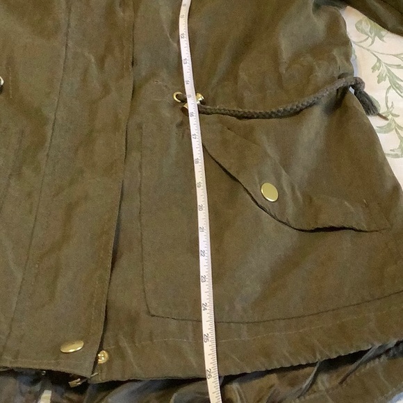 🦋 JASON MAXWELL Outerwear Collection hooded olive green utility jacket. Size PM - Picture 13 of 14